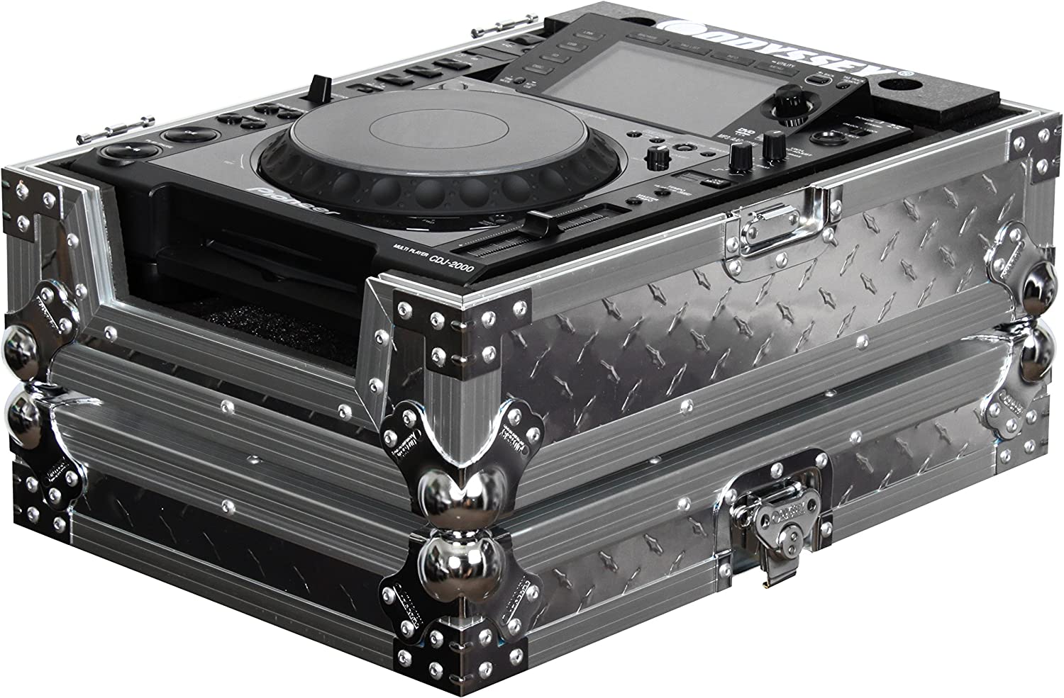 Odyssey DJ Universal Case CDJ Large Silver Flightcase (FZCDJDIA) B-WARE