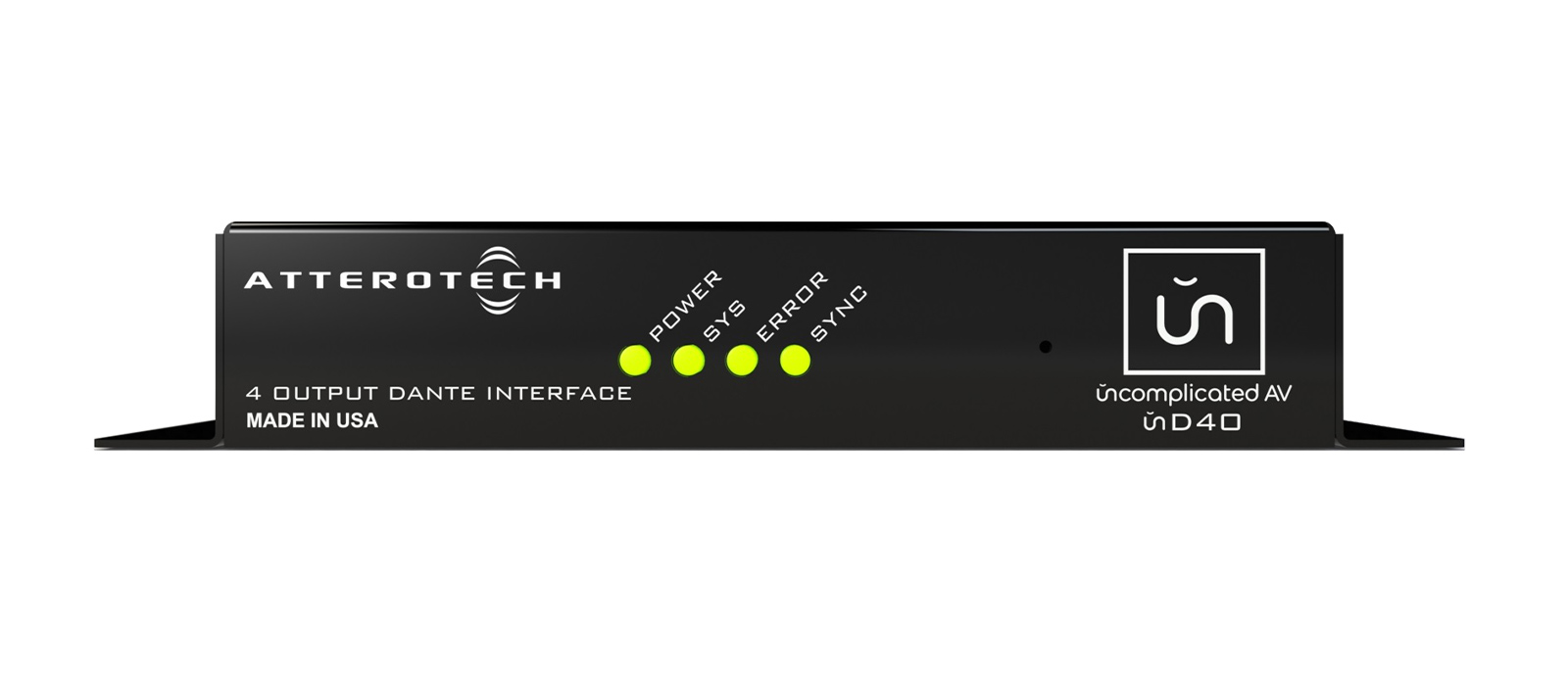 Attero Tech by QSC unD4O | Audio-Interface für Dante™/AES67- Netzwerke