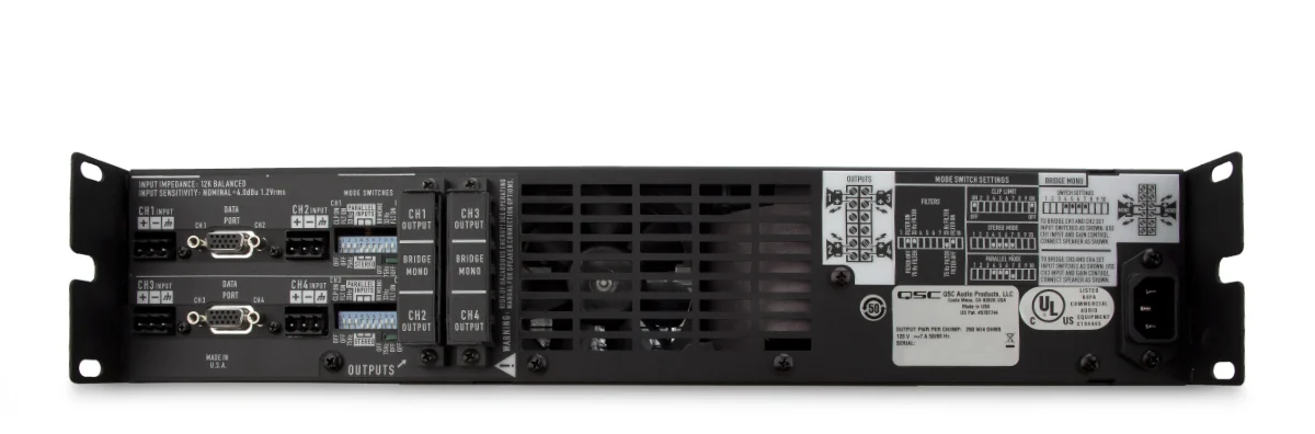 QSC CX404 4-Kanal Installationsendstufe | 400W | 4 Ohm
