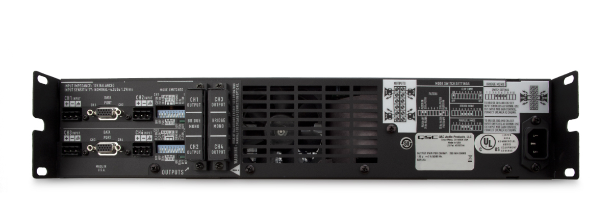 QSC CX254 4-Kanal-Endstufe | 250W | 4 Ohm