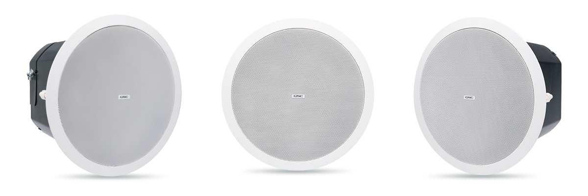 QSC AD-C.SUB-WH 6,5-Zoll-Subwoofer |Doppelschwingspule | Deckeneinbaumontage | WEIß