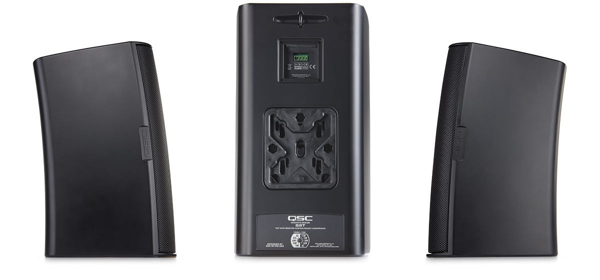 QSC AD-S8T-BK | 8 Zoll, 2-Wege, 105° konisch DMT™ | Schwarz