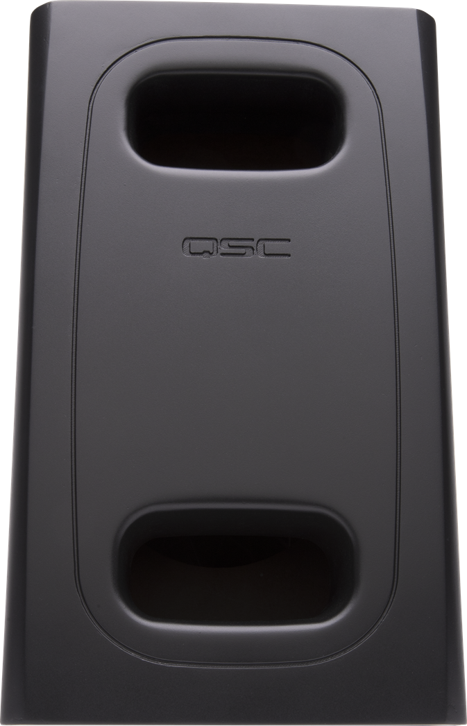 QSC AD-S.SUB-BK Subwoofer | 6,5-Zoll-Doppelschwingspule | Wandmontage | SCHWARZ