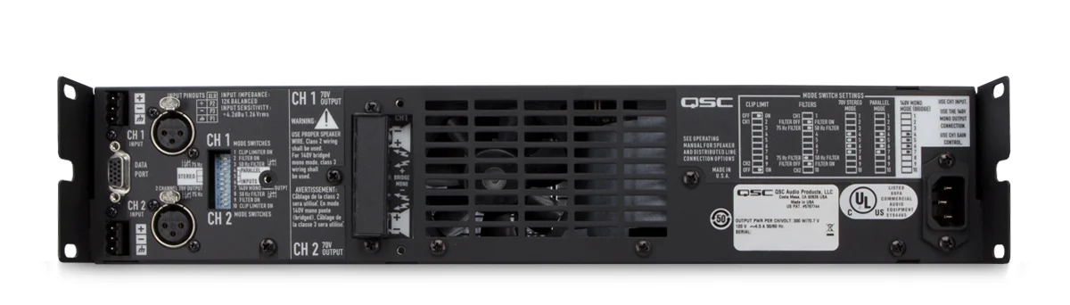 QSC CX902 Endstufe | 2x 550 W @ 8 Ohm |