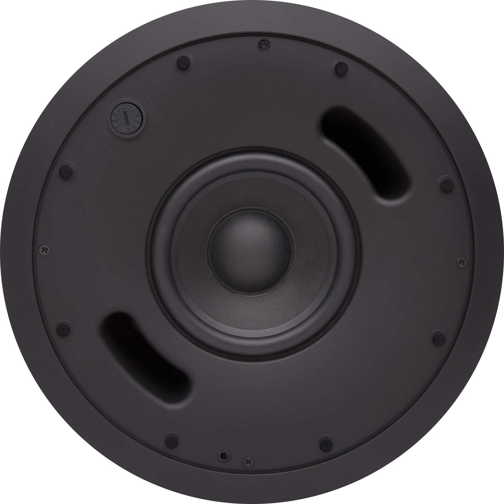 QSC AD-C.SUB-BK 6,5-Zoll-Subwoofer | Doppelschwingspule | Deckeneinbaumontage | SCHWARZ