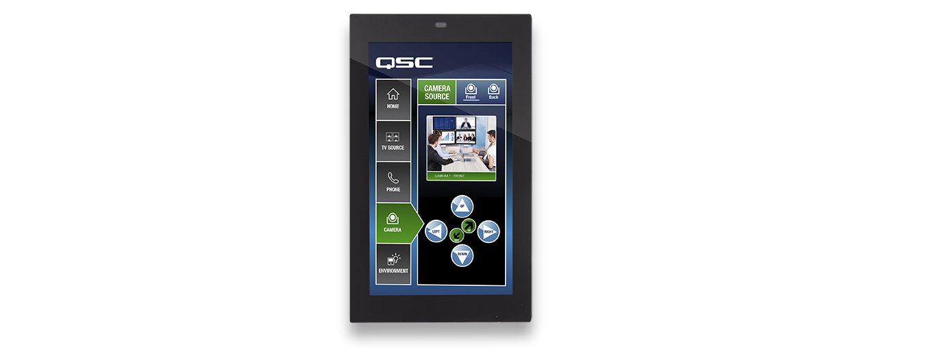 QSC TSC-55W-G2-BK Touchscreen-Controller für die Wandmontage