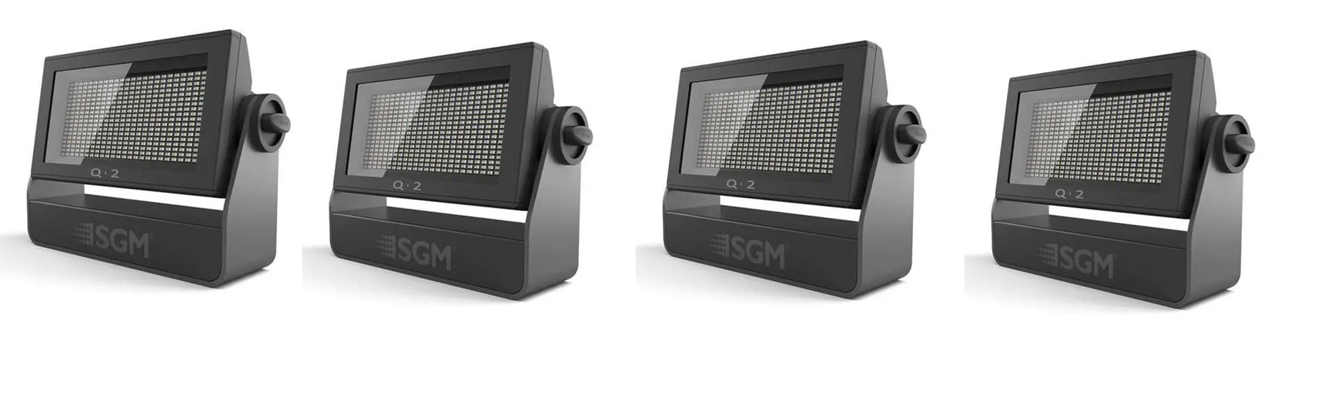 SGM Q2 RGBW LED-Fluter | 4er SET | Inkl. amptown Case