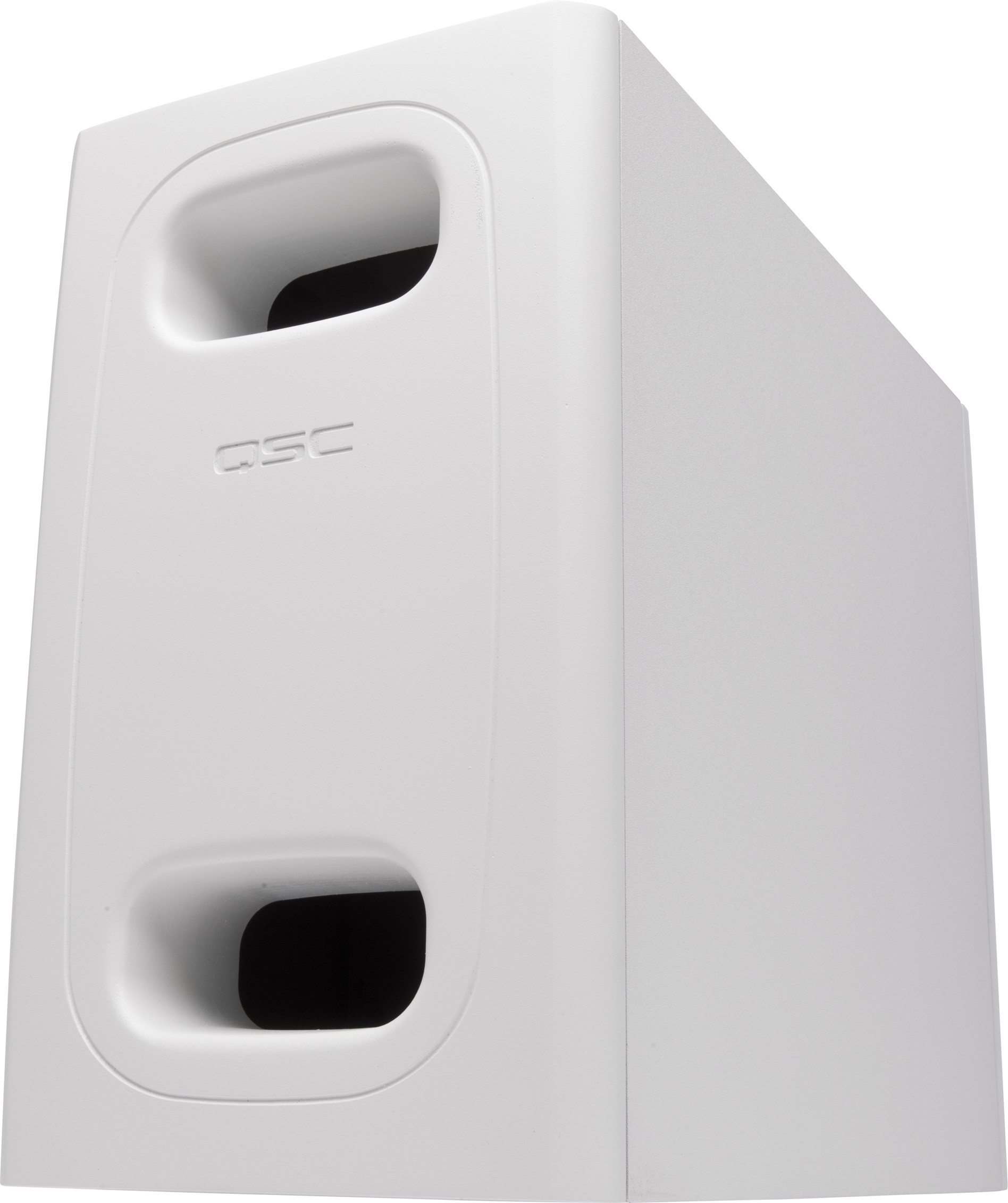 QSC AD-S.SUB-WH Subwoofer | 6,5-Zoll-Doppelschwingspule | Wandmontage | WEIß